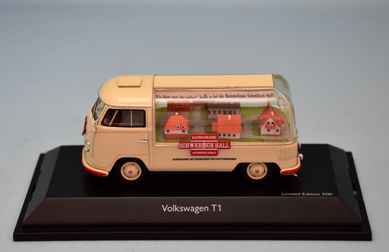 Carica immagine in Galleria Viewer, Schuco 1/43 PRO.R43 VW T1b Schwabisch Hall - Used