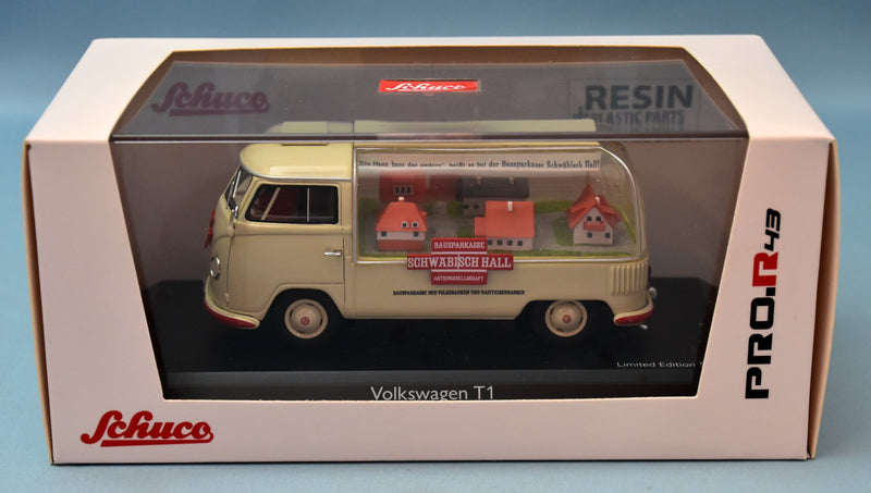 Carica immagine in Galleria Viewer, Schuco 1/43 PRO.R43 VW T1b Schwabisch Hall - Used