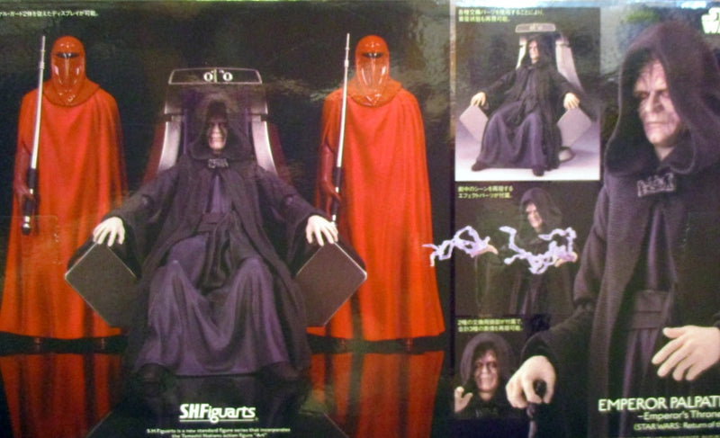 Laden Sie das Bild in Galerie -Viewer, Bandai Spirits S.H.Figuarts Star Wars Emperor Palpatine - Used