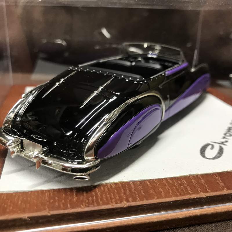 Carica immagine in Galleria Viewer, Chromes 1/43 Saoutchik Cabriolet 1948 Purple Chro017 - Used