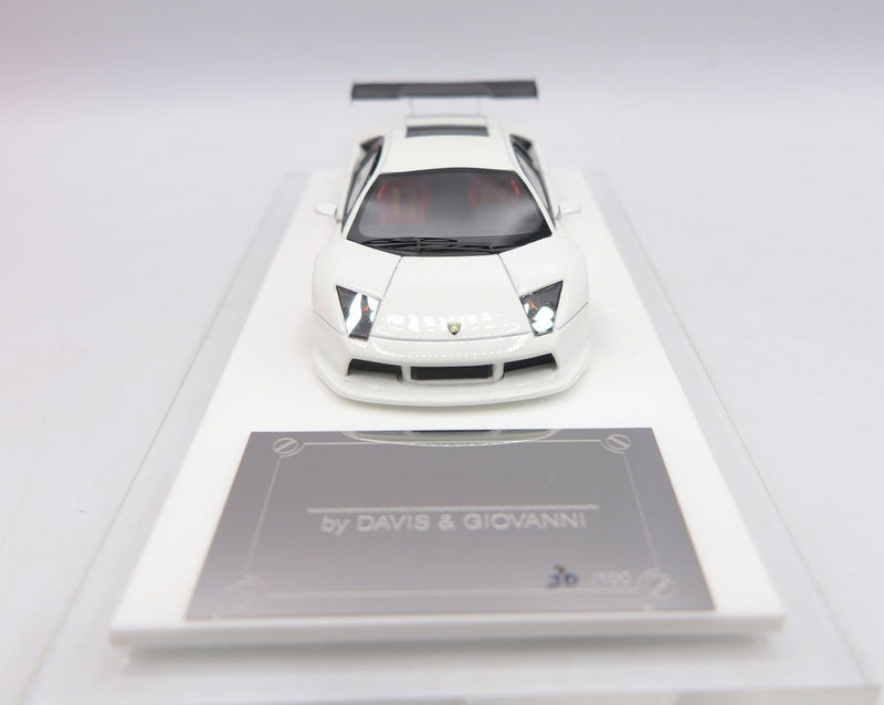 Laden Sie das Bild in Galerie -Viewer, Davis & Giovanni 1/43 Lamborghini Murcielago R-GT Street Version White - Used