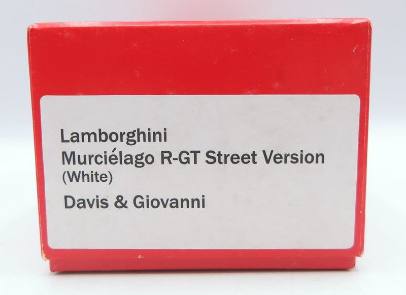 Laden Sie das Bild in Galerie -Viewer, Davis & Giovanni 1/43 Lamborghini Murcielago R-GT Street Version White - Used