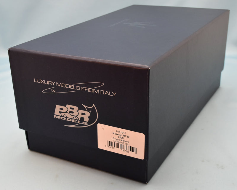 Load image into Gallery viewer, BBR Models 1/18 Maserati MC20 2020 Grigio Mistero P18191F - Used