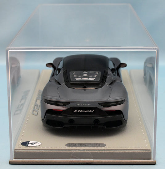 BBR Models 1/18 Maserati MC20 2020 Grigio Mistero P18191F - Used