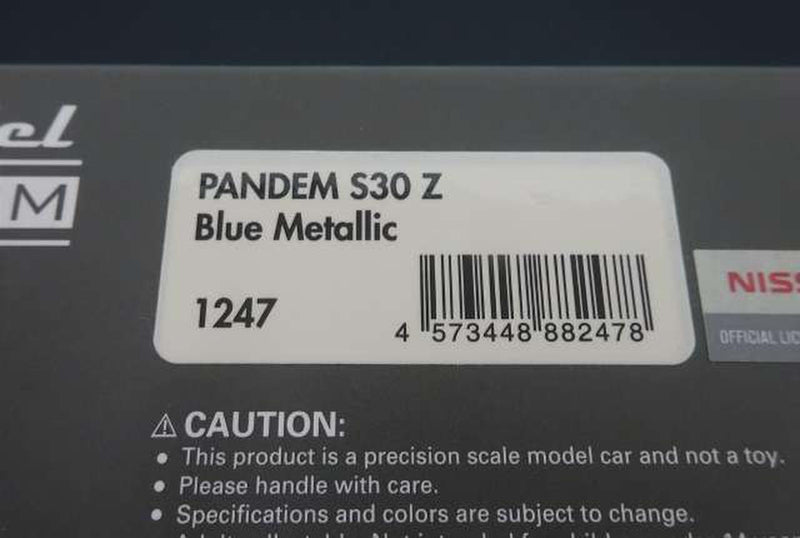 Laden Sie das Bild in Galerie -Viewer, IGNITION MODEL PANDEM S30 Z Blue Metallic 1/43 Scale Car– Used