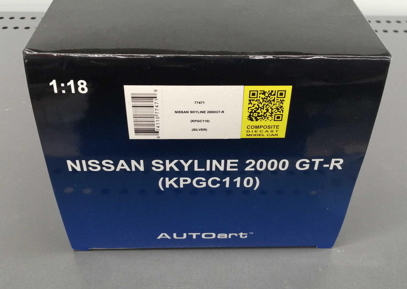 Load image into Gallery viewer, AUTOart Nissan Skyline 2000GT-R (KPGC110) 1/18 Scale Car– Used