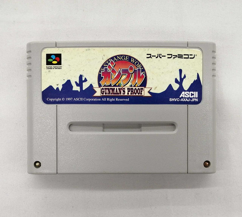 Cargue la imagen en el visor de la galería, ASCII Gunple: Gunman's Proof SFC soft Japanese Version -Used