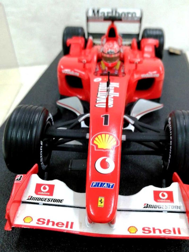 Cargue la imagen en el visor de la galería, Hot Wheels F1 2000 World Champion Michael Schumacher 1/18 Diecast Car– Used