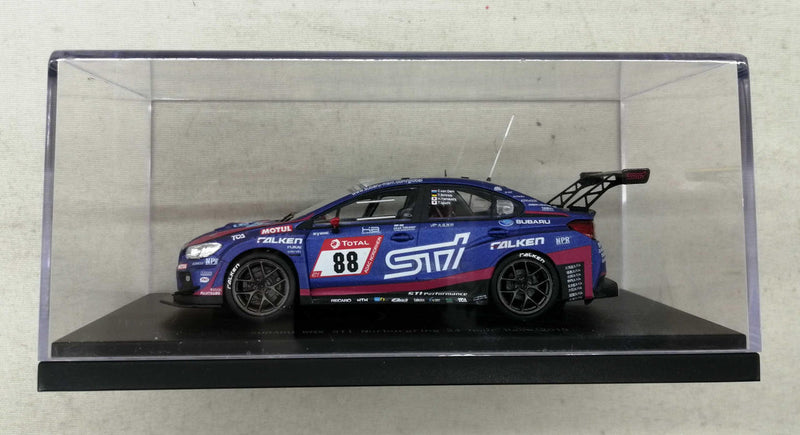 Laden Sie das Bild in Galerie -Viewer, EBBRO Nurburgring 24H 2019 1/43 Subaru WRX STI 1/43 Scale Model Car– Used