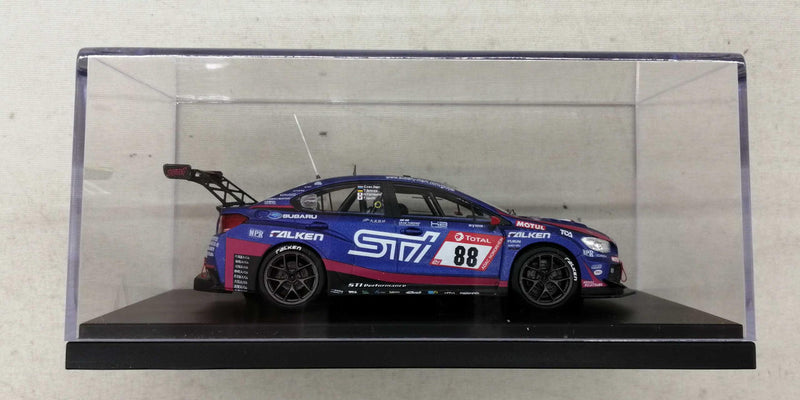 Laden Sie das Bild in Galerie -Viewer, EBBRO Nurburgring 24H 2019 1/43 Subaru WRX STI 1/43 Scale Model Car– Used