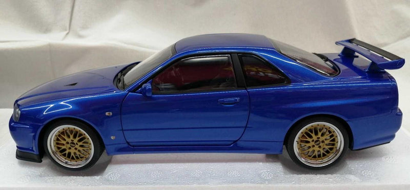 Carica immagine in Galleria Viewer, AUTOart 1/18 Nissan Skyline GT-R R34 V-Spec II BBS LM Wheel Ver. Bayside