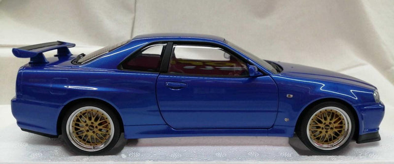Carica immagine in Galleria Viewer, AUTOart 1/18 Nissan Skyline GT-R R34 V-Spec II BBS LM Wheel Ver. Bayside