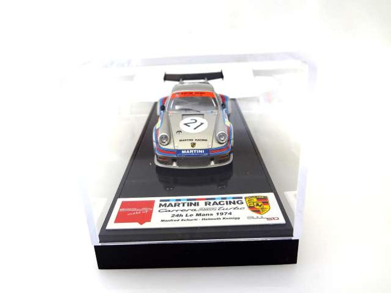 Laden Sie das Bild in Galerie -Viewer, EIDOLON 1/43 Porsche 911 Carrera RSR Turbo Le Mans 1974 (Silver/Red)– Used