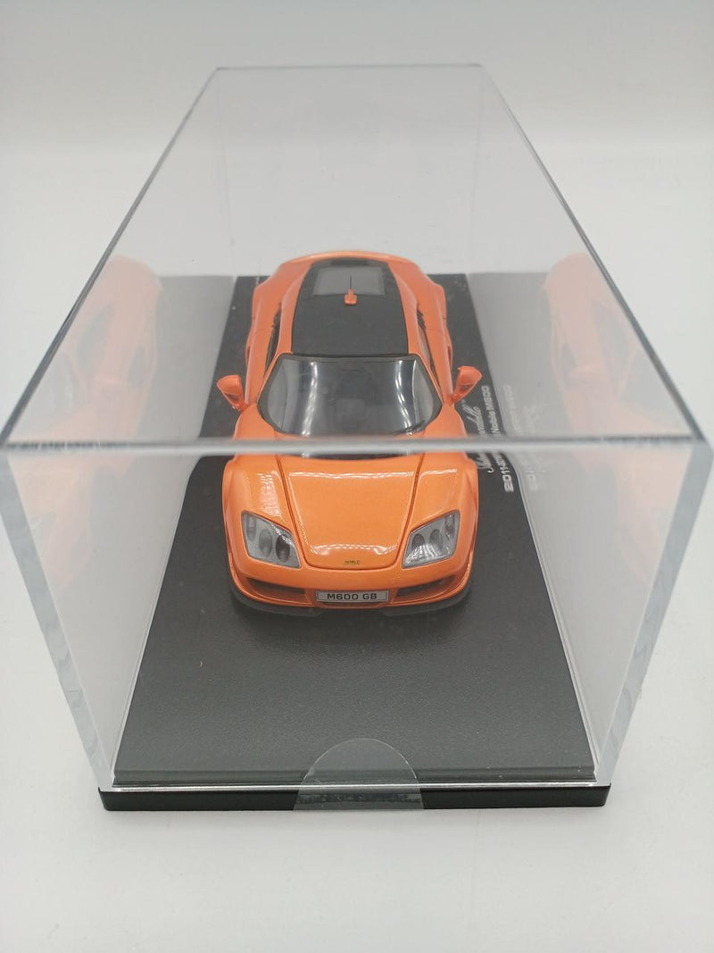 Cargue la imagen en el visor de la galería, AUTOMODELLO Noble M600 Demonstrator (Orange) 1/43 Scale Car– Used