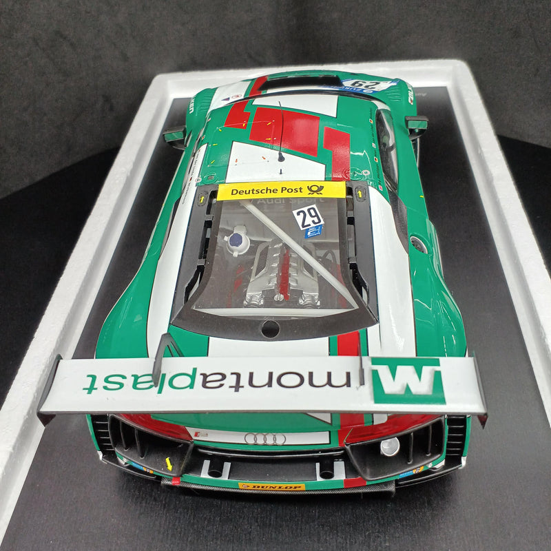 Laden Sie das Bild in Galerie -Viewer, SPARK Nurburgring 24h Race 2017 Audi R8 LMS 1/18 Scale Car– Used