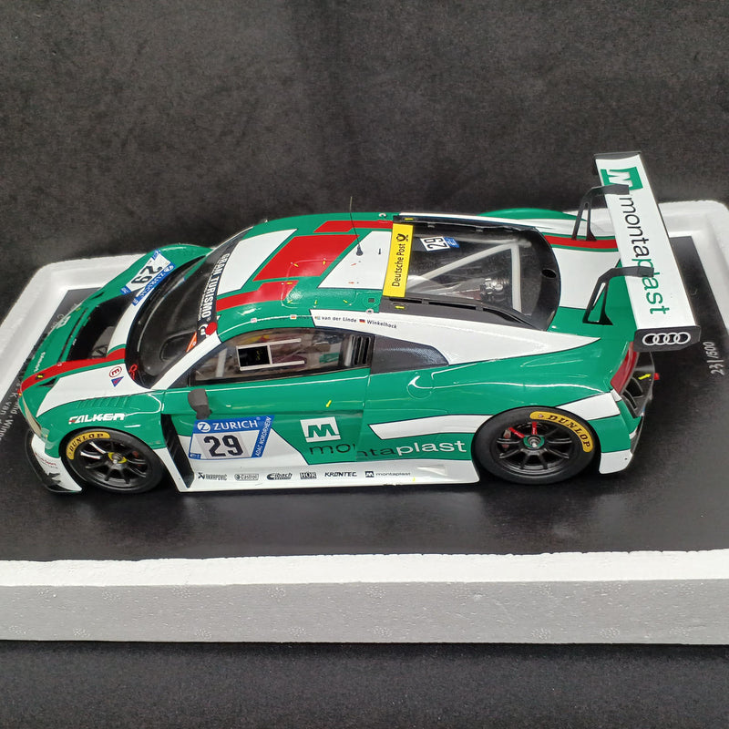Laden Sie das Bild in Galerie -Viewer, SPARK Nurburgring 24h Race 2017 Audi R8 LMS 1/18 Scale Car– Used