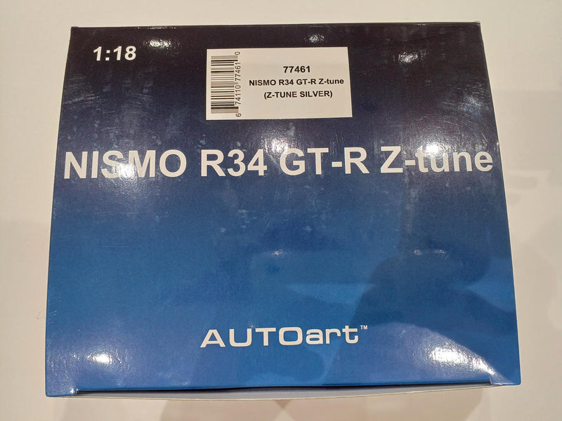 Load image into Gallery viewer, AUTOart Nismo R34 GT-R Z-TUNE 1/18 Scale Model Car– Used
