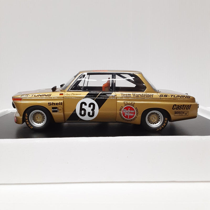 Laden Sie das Bild in Galerie -Viewer, SPARK 18SG004 BMW M6 GT3 #63 DRM Warsteiner 1/18 Diecast Car– Used