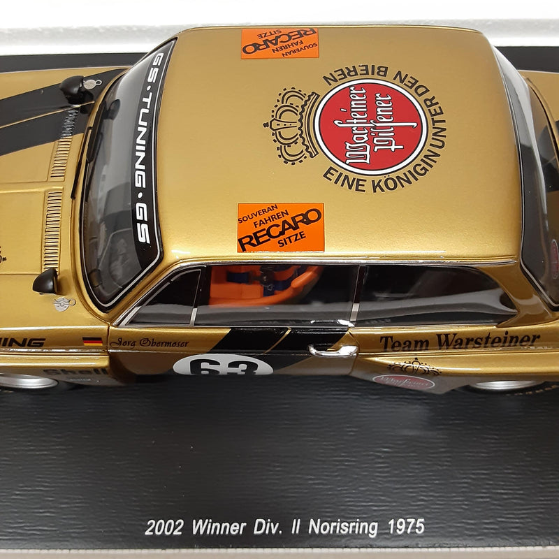 Laden Sie das Bild in Galerie -Viewer, SPARK 18SG004 BMW M6 GT3 #63 DRM Warsteiner 1/18 Diecast Car– Used