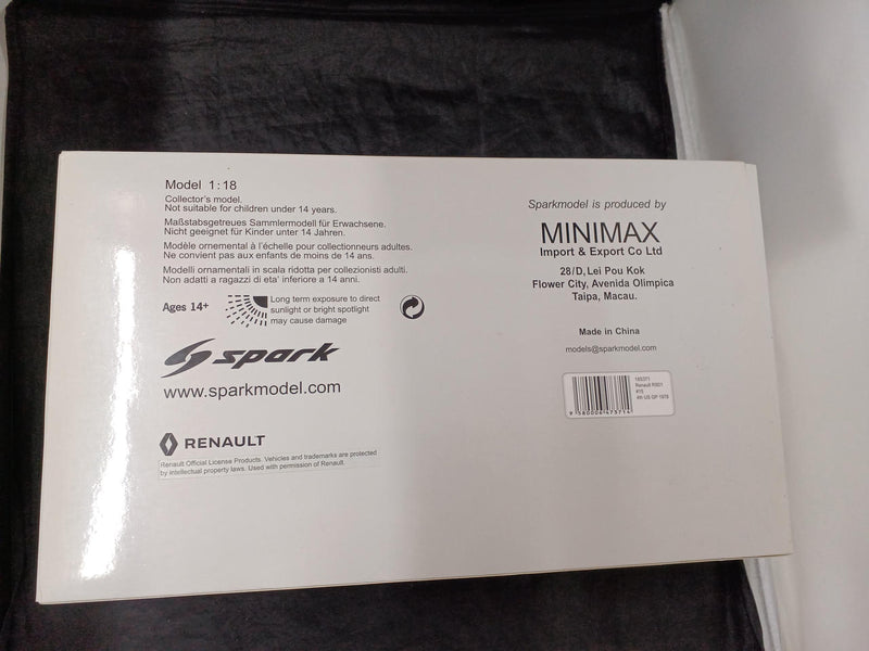 Laden Sie das Bild in Galerie -Viewer, MINIMAX SPARK 18S371 Porsche 911 RSR 1/18 Scale Model Car– Used