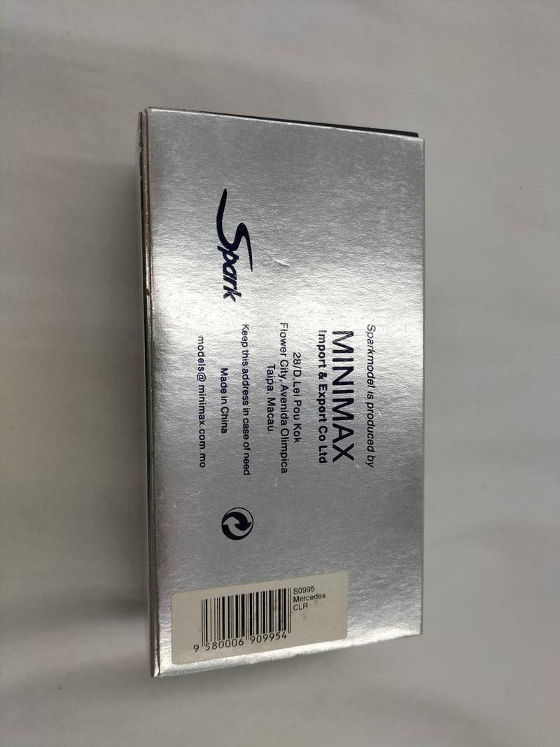 Laden Sie das Bild in Galerie -Viewer, SPARK MINIMAX MERCEDES CLR 1/43 Scale Car– Used