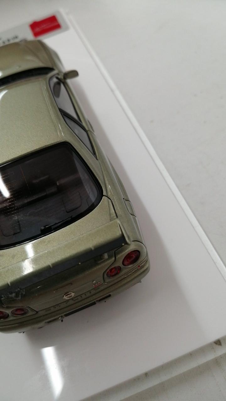 Cargue la imagen en el visor de la galería, MAKE UP GT-R (BNR34) V-SPEC II NUR 2002 TE37 Wheels 1/43 Diecast– Used