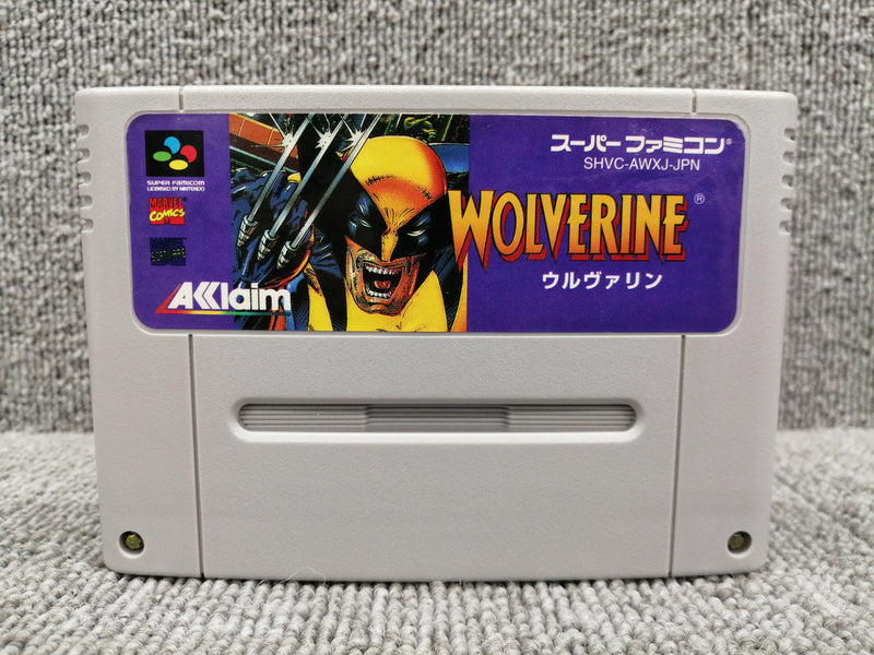 Laden Sie das Bild in Galerie -Viewer, ACCLAIM Wolverine Super Famicom (SFC) soft Japanese Version -Used