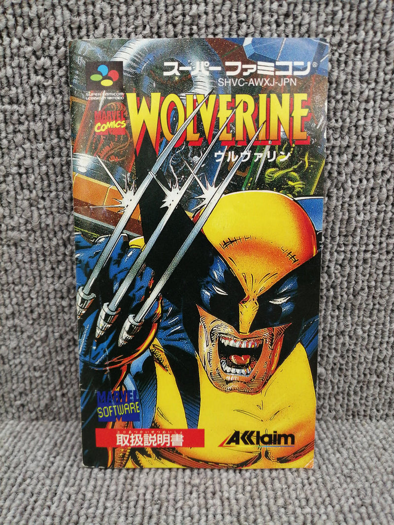 Laden Sie das Bild in Galerie -Viewer, ACCLAIM Wolverine Super Famicom (SFC) soft Japanese Version -Used