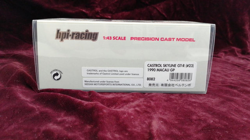 Cargue la imagen en el visor de la galería, HPI Castrol Skyline GT-R Diecast Car 1/43 Scale– Used