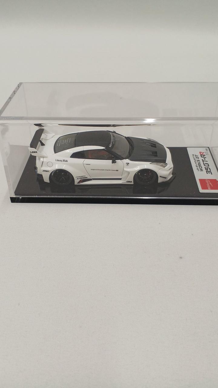 Cargue la imagen en el visor de la galería, MAKE UP LB012A LIBERTY WALK LB-SILHOUETTE WORKS Aventador GT EVO 1/43– Used