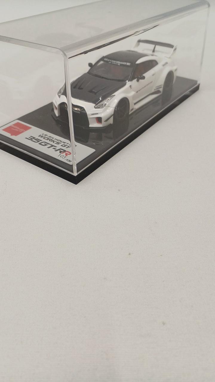 Cargue la imagen en el visor de la galería, MAKE UP LB012A LIBERTY WALK LB-SILHOUETTE WORKS Aventador GT EVO 1/43– Used