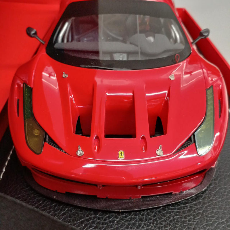 Load image into Gallery viewer, BBR Ferrari 458 Italia GT2 Race Red #322 1/18 Scale Car– Used
