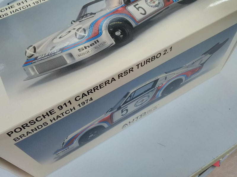 Load image into Gallery viewer, AUTOart Porsche 911 Carrera RSR Turbo 2.1 1974 #5 1/18 Scale– Used