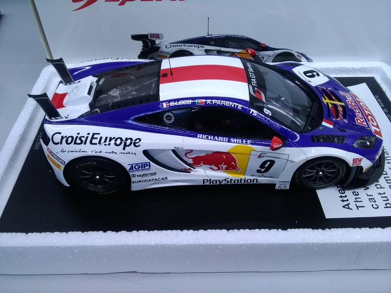 Laden Sie das Bild in Galerie -Viewer, SPARK McLaren MP4-12C GT TOUR 2013 #9 1/18 Scale Car– Used