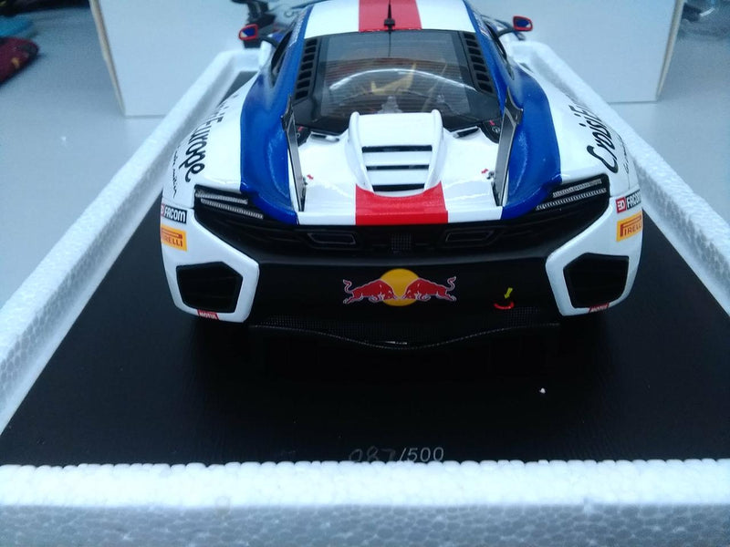 Laden Sie das Bild in Galerie -Viewer, SPARK McLaren MP4-12C GT TOUR 2013 #9 1/18 Scale Car– Used