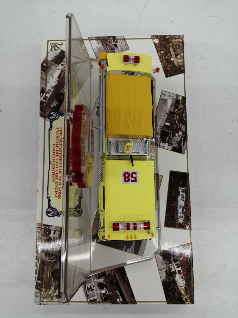 Load image into Gallery viewer, CODE 3 COLLECTIBLES 1/64 FIRE DEPARTMENT OF NEW YORK Diecast Model– Used