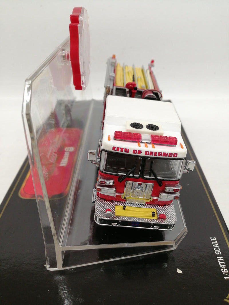 Laden Sie das Bild in Galerie -Viewer, CODE 3 1/64 ORLANDO FIRE DEPARTMENT Diecast Model– Used