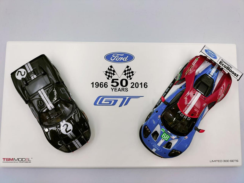 Cargue la imagen en el visor de la galería, TSM MODEL Ford GT Le Mans 50th Anniversary Edition 1/43 Diecast Car– Used