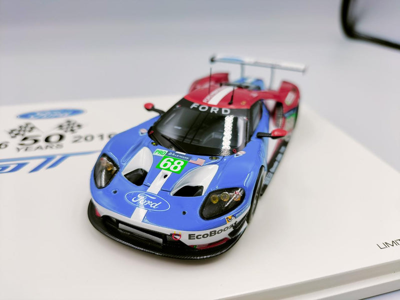 Cargue la imagen en el visor de la galería, TSM MODEL Ford GT Le Mans 50th Anniversary Edition 1/43 Diecast Car– Used