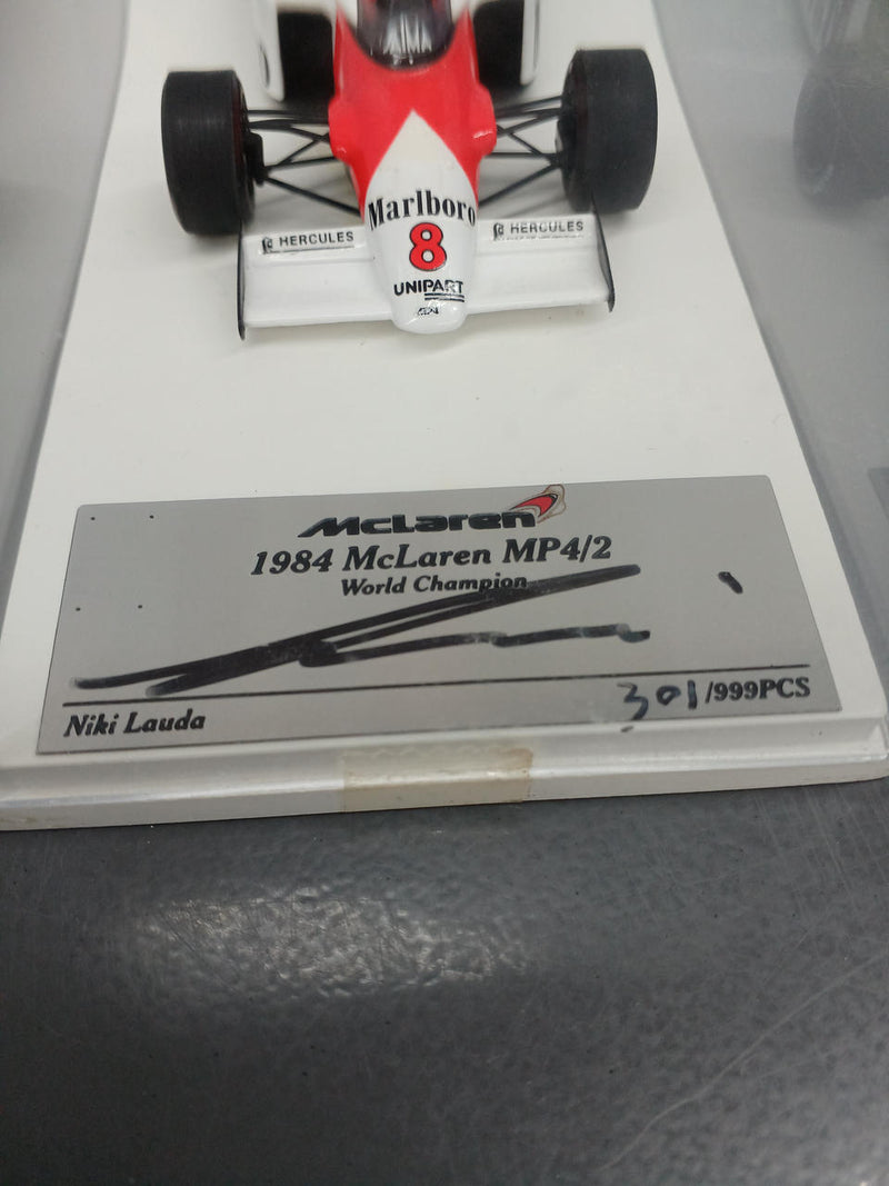 Laden Sie das Bild in Galerie -Viewer, TSM McLaren MP4/2 WC 1984 1/43 Scale Car– Used