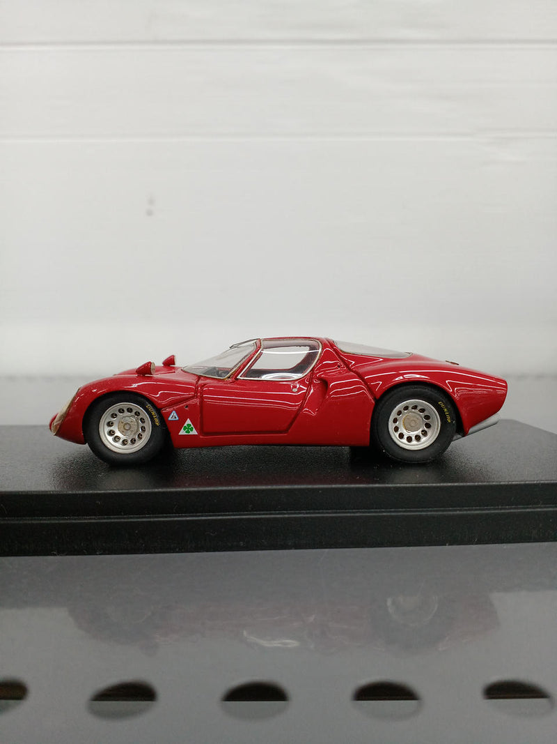Laden Sie das Bild in Galerie -Viewer, Tecnomodel Alfa Romeo 33/2 CORSA 1967 1/43 Scale Model Car– Used