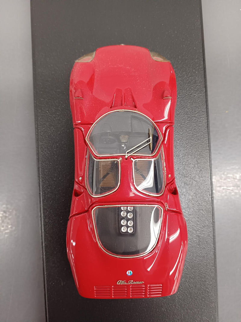 Laden Sie das Bild in Galerie -Viewer, Tecnomodel Alfa Romeo 33/2 CORSA 1967 1/43 Scale Model Car– Used