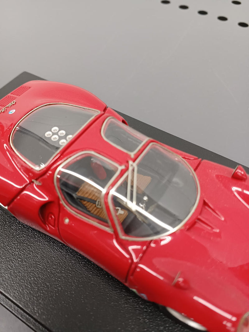 Laden Sie das Bild in Galerie -Viewer, Tecnomodel Alfa Romeo 33/2 CORSA 1967 1/43 Scale Model Car– Used