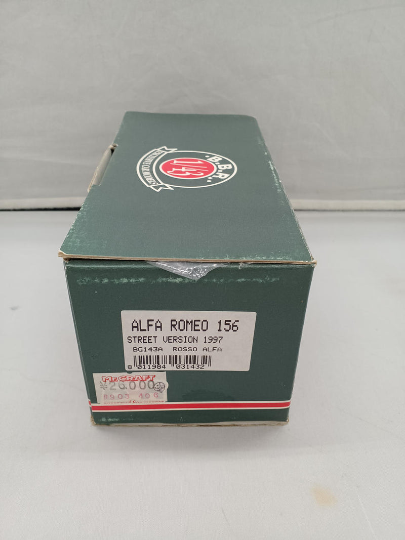 Laden Sie das Bild in Galerie -Viewer, B.B.R. Alfa Romeo 156 STREET VERSION 1997 1/43 Scale Car– Used