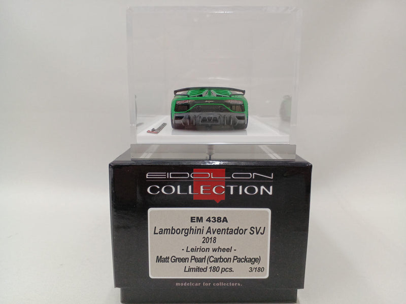 Laden Sie das Bild in Galerie -Viewer, MAKE UP EIDOLON Lamborghini Aventador SVJ 2018 Leirion Wheel Ver. 1/43– Used