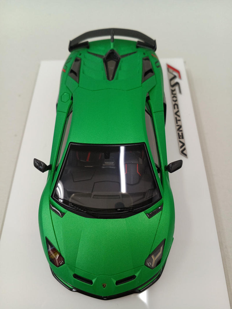 Laden Sie das Bild in Galerie -Viewer, MAKE UP EIDOLON Lamborghini Aventador SVJ 2018 Leirion Wheel Ver. 1/43– Used
