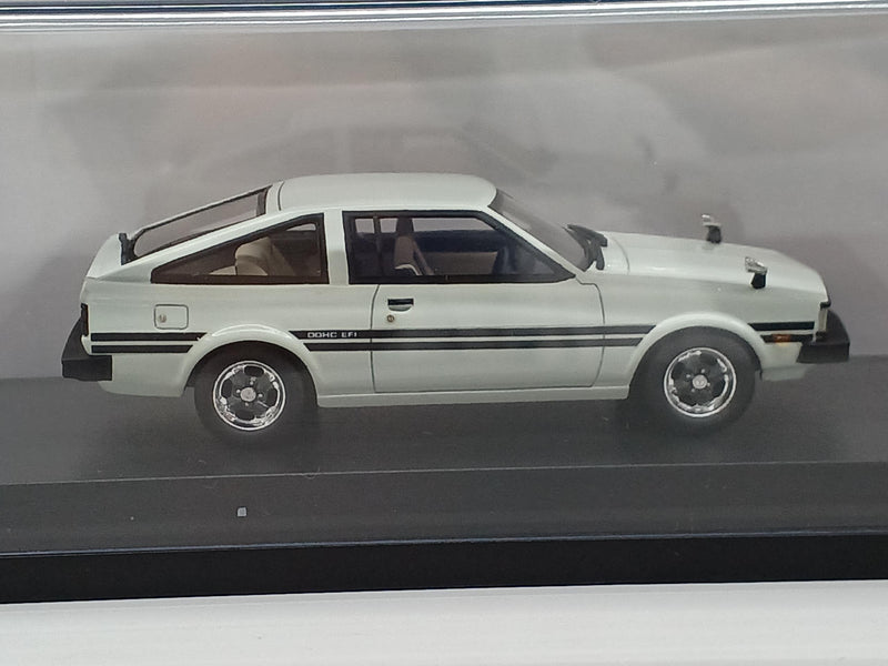 Laden Sie das Bild in Galerie -Viewer, INTERALLIED/HI-STORY HS057WH TOYOTA COROLLA LEVIN (SL MORITZ WHITE) 1/43– Used