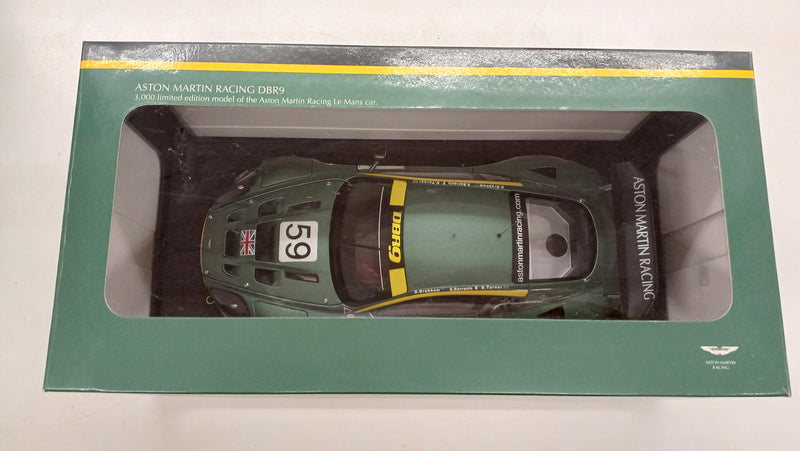 Cargue la imagen en el visor de la galería, AUTOart DBR9 ASTON MARTIN RACING 1/18 Diecast Car– Used