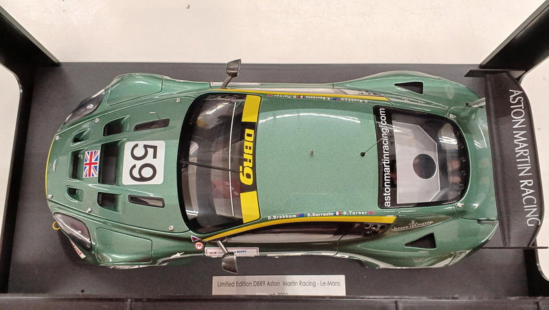 Cargue la imagen en el visor de la galería, AUTOart DBR9 ASTON MARTIN RACING 1/18 Diecast Car– Used
