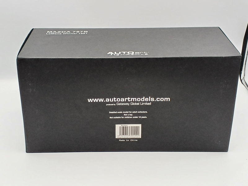 Load image into Gallery viewer, AUTOart MAZDA 787B LEMANS WINNER 1991 1/18 Scale Model Car– Used
